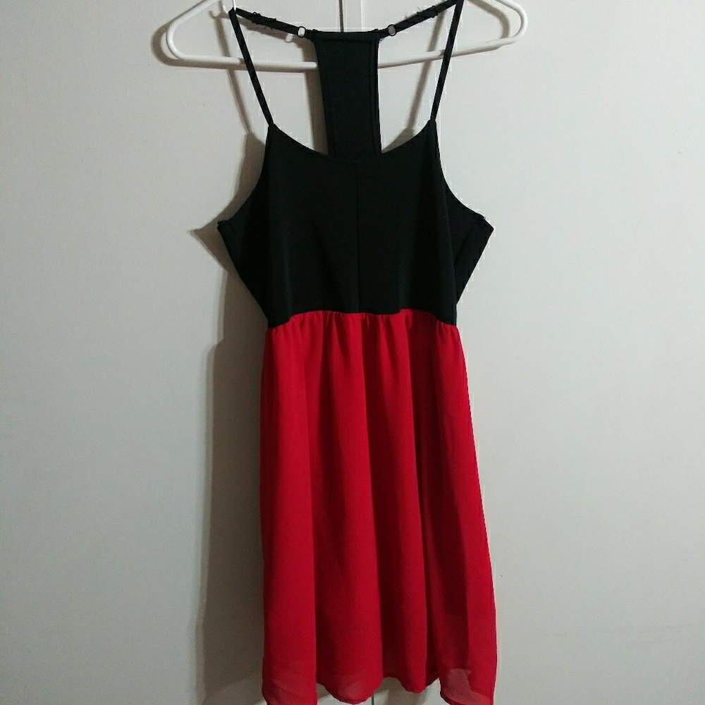 Sexy open back dress